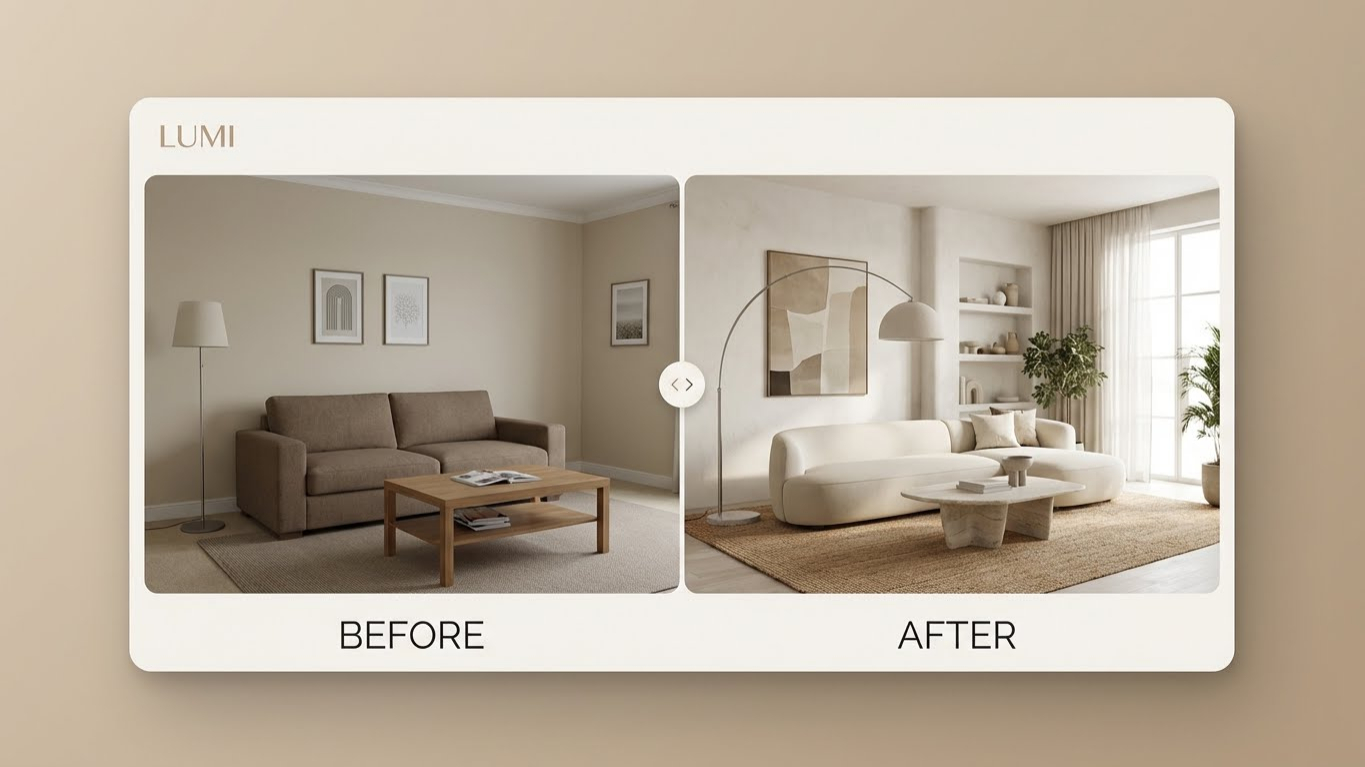 Keep the layout, change the style with the room planner online